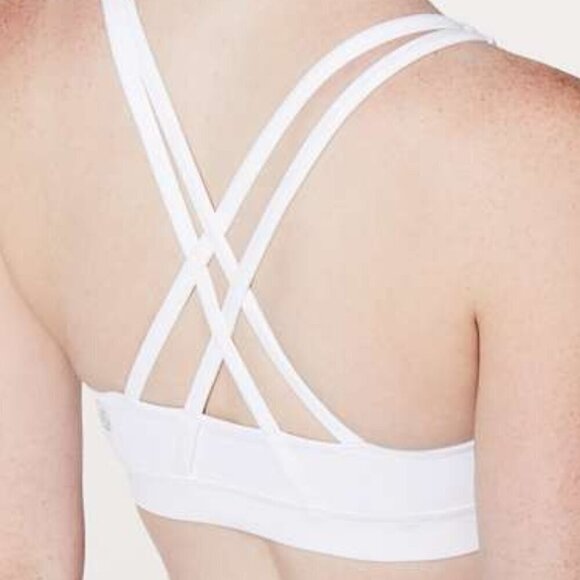 NWT Lululemon Energy Bra Wrap *Light Support B/C Cup - 12 White - Picture 2 of 7